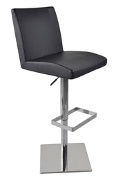 Modrest T 1068Cn Modern Black Leatherette Bar Stool Model VGCBT1068CN-BLK